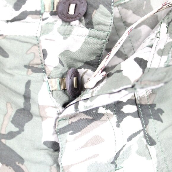 Patagonia Shorts Men's 30 Green Camo Wavefarer Stand Up Button Fly Hybrid Swim - Picture 4 of 7